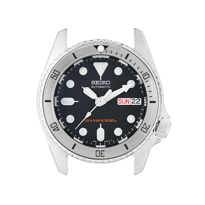 SKX013 Steel Bezel Insert: BB Style Black