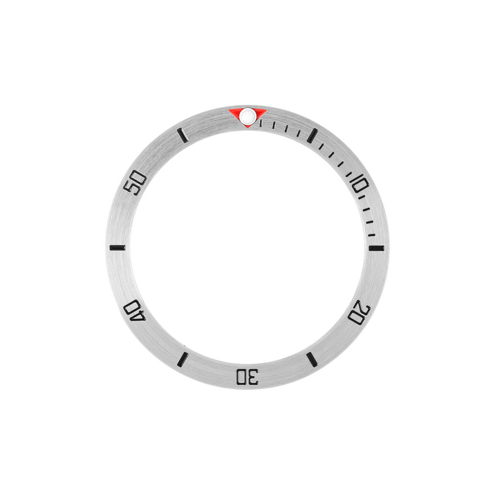 SKX013 Steel Bezel Insert: BB Style Red
