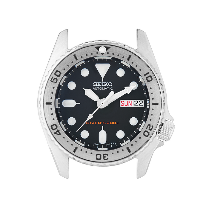 SKX013 Steel Bezel Insert: Seiko Style Black