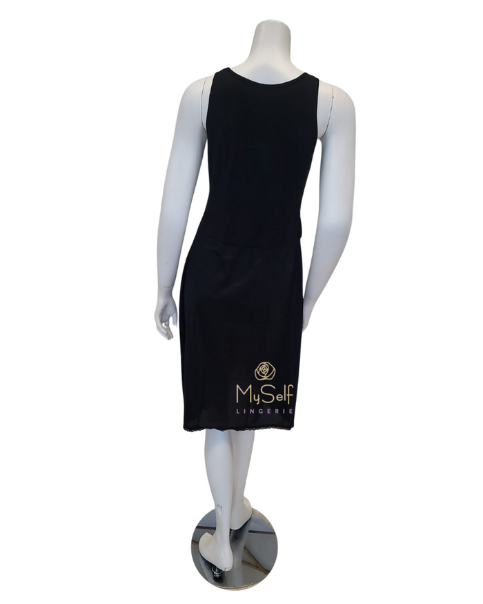 Slimit SLM2580 39" Cotton Top Nylon Bottom Full Slip myselflingerie.com