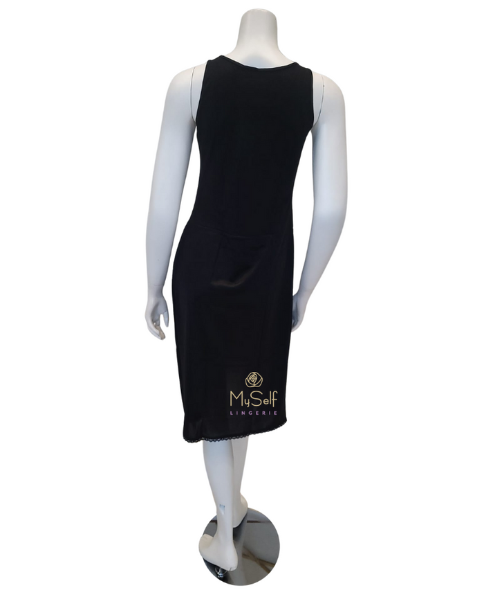 Slimit SLM2580 41" Cotton Top Nylon Bottom Full Slip myselflingerie.com