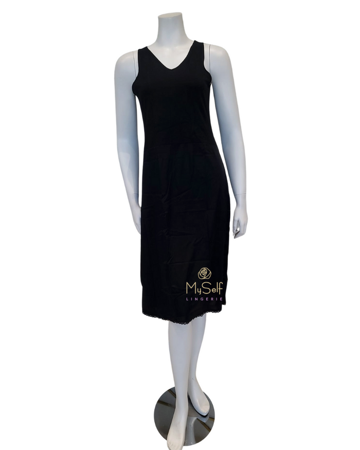 Slimit SLM2580 43" Cotton Top Nylon Bottom Full Slip myselflingerie.com