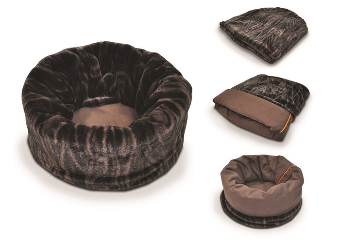 P.L.A.Y. Snuggle Bed - Truffle Brown