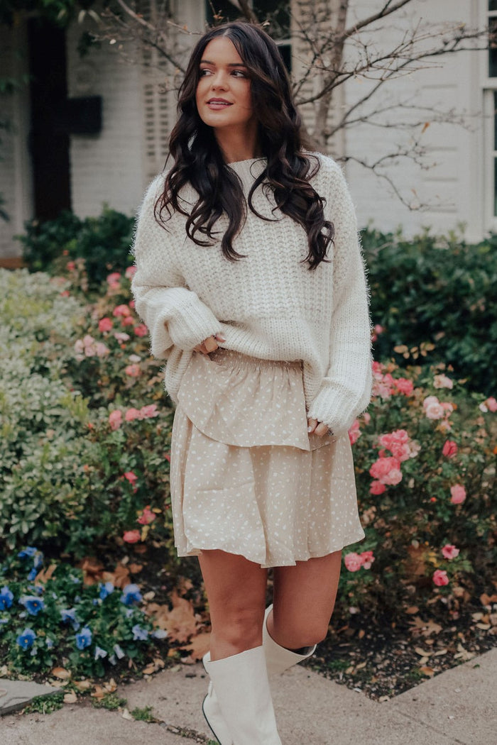 Soft Cozy Cream Sweater