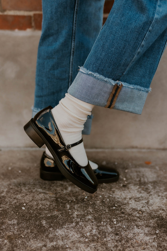 Sonia Patent Mary Jane Shoes- Chinese Laundry