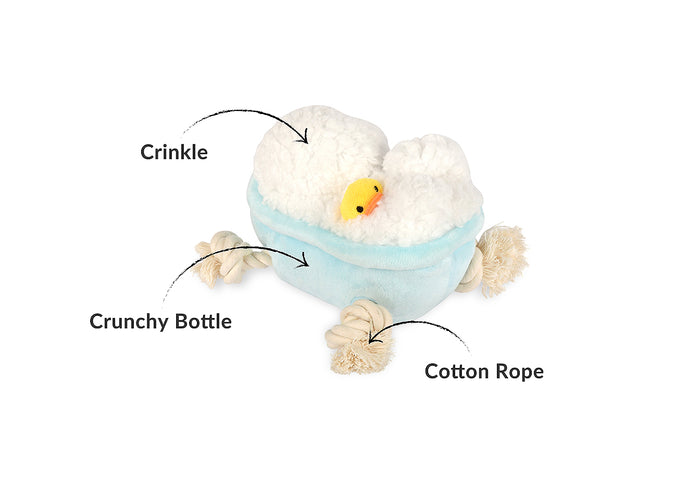 P.L.A.Y. Splish Splash Collection - Rub-a-dub-Tub Toy features shown