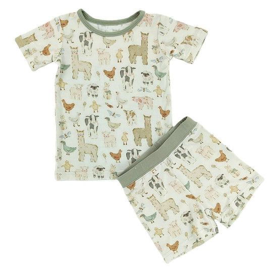 Spring Farm Bamboo Shorts Set