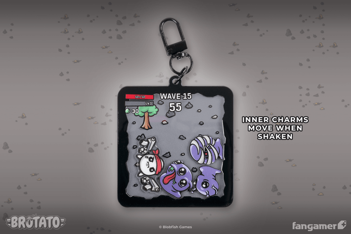 Spud Survivor Shaker Charm