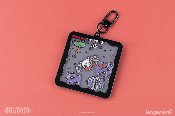 Spud Survivor Shaker Charm