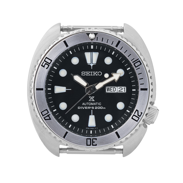 SRP Turtle Steel Bezel Insert: BB Style Black for Seiko Turtle Reissue