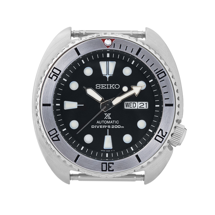 SRP Turtle Steel Bezel Insert: BB Style Red for Seiko Turtle Reissue