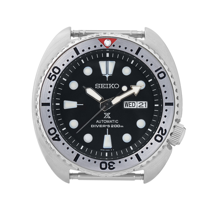 SRP Turtle Steel Bezel Insert: Seiko Style Red for Seiko Turtle Reissue
