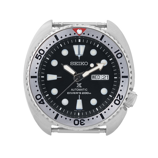 SRP Turtle Steel Bezel Insert: Seiko Style Red for Seiko Turtle Reissue
