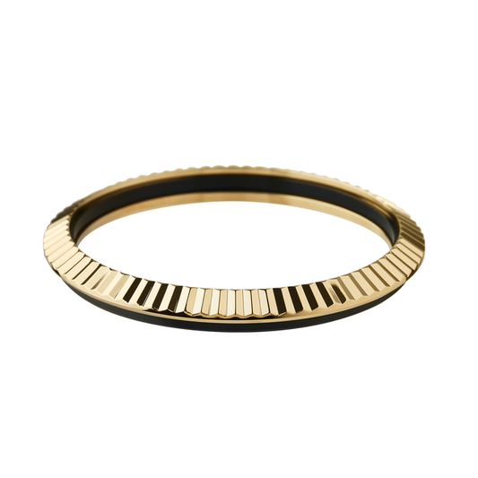 SRPE Fluted Bezel: Gold Finish