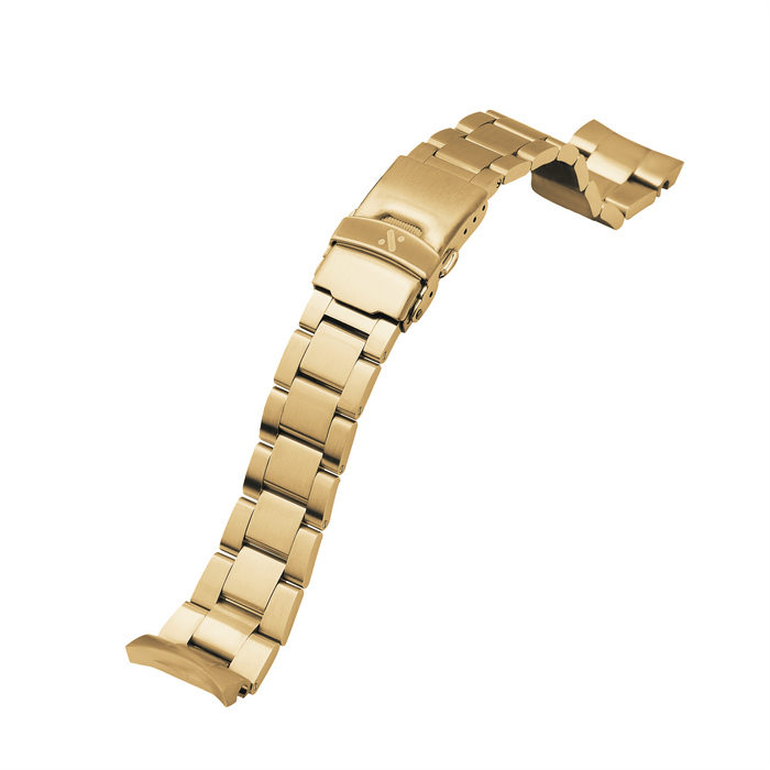 SRPE Watch Bracelet: Oyster Gold Brushed Finish