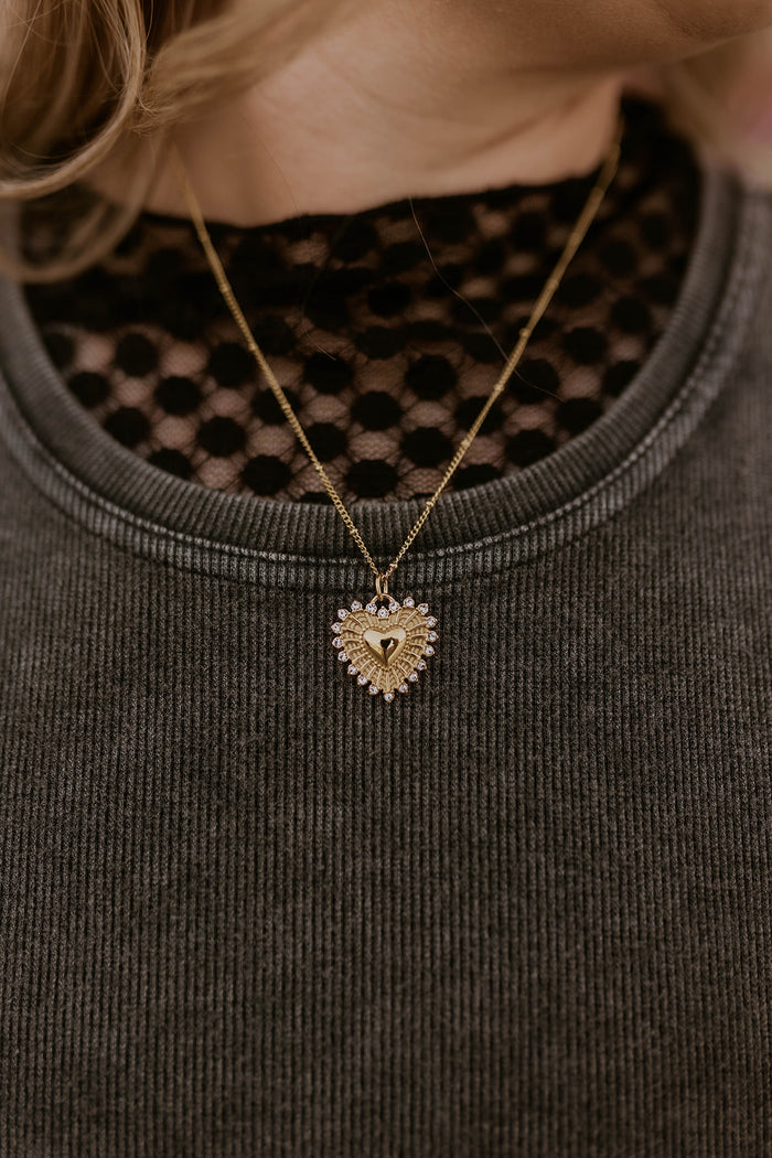 Stella Dainty Heart Necklace