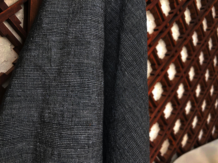 Subtle Glen Plaid Linen Blend Fabric 8337 8338
