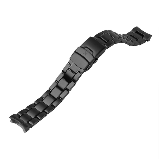 Sumo Watch Bracelet: Three-Piece Brushed Black Finish