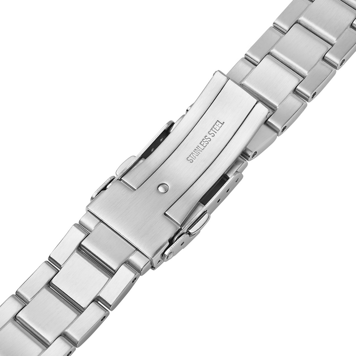 Sumo Watch Bracelet: Three-Piece Steel Finish