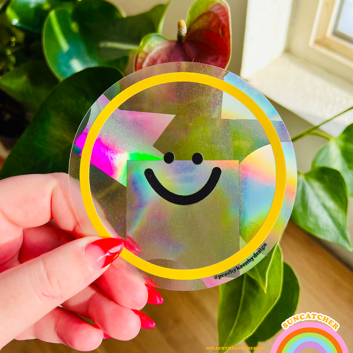SUNCATCHER Smiley Face 4"