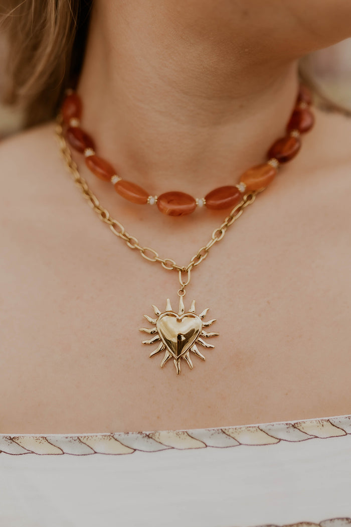 Sunrise Chaser Double Strand Necklace