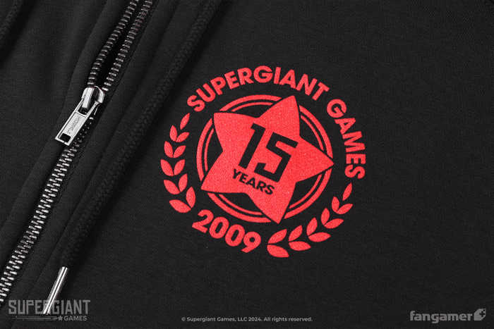 Supergiant Games 15th Anniversary Zip-Up Hoodie