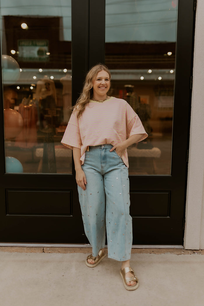 Sweet Citrus Striped Top