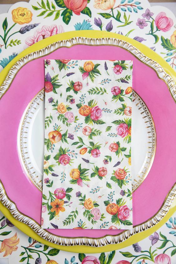 Sweet Garden Guest Napkin - Hester & Cook