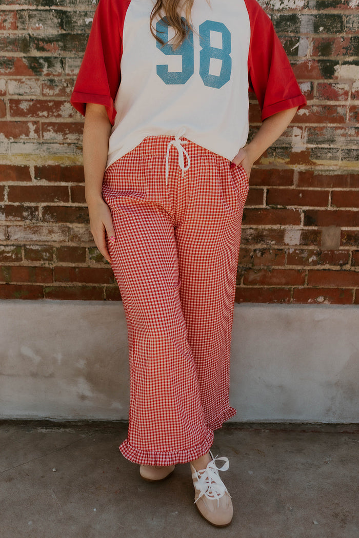 Sweet Magnolia Pants- Red