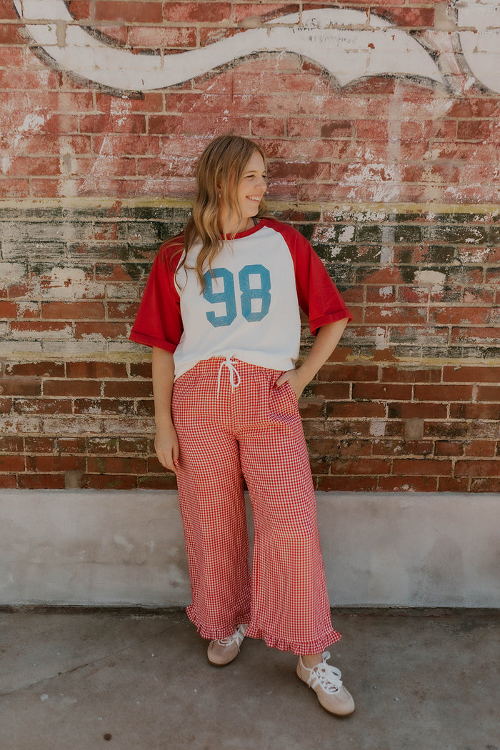 Sweet Magnolia Pants- Red