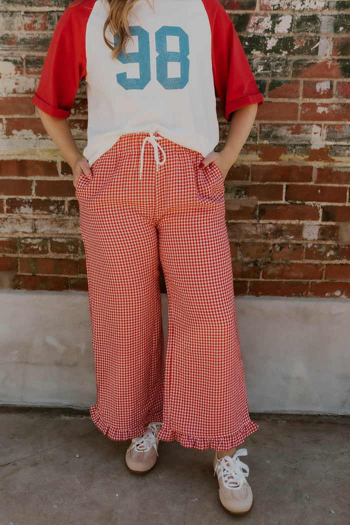 Sweet Magnolia Pants- Red