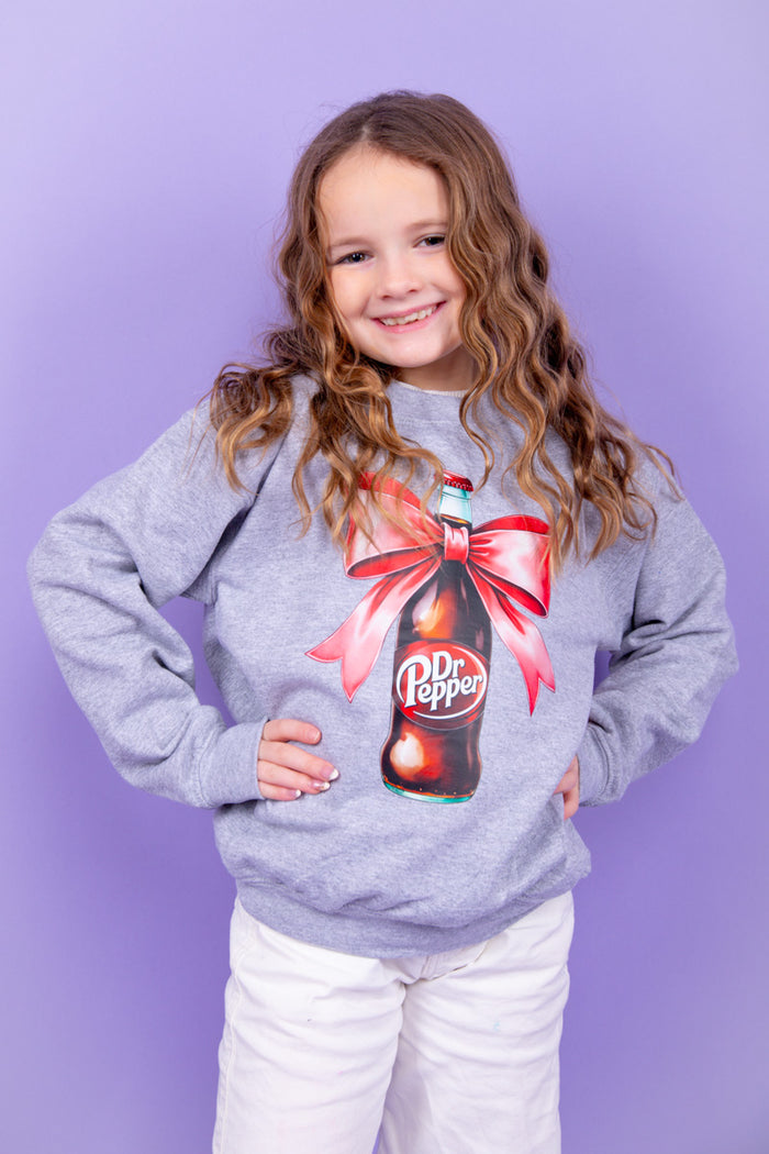 Sweet Soda Sipping Sweatshirt - Girls