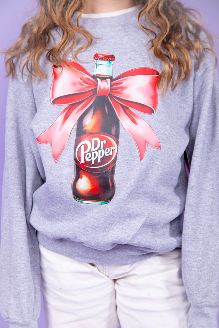 Sweet Soda Sipping Sweatshirt - Girls