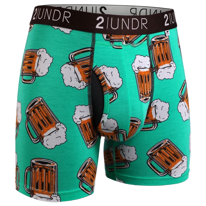 Swing Shift Boxer Brief - Beer Break Print
