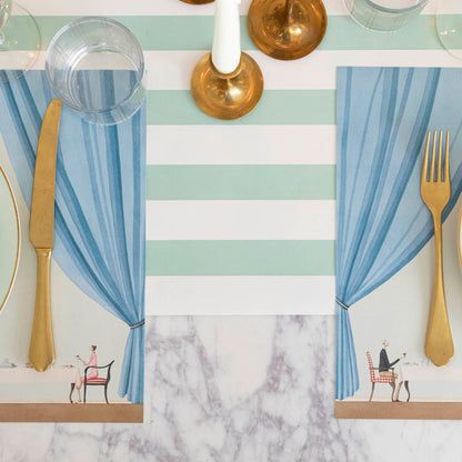 Table for Two Paper Placemat