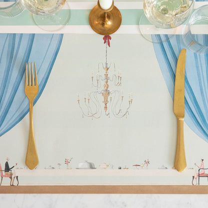 Table for Two Paper Placemat