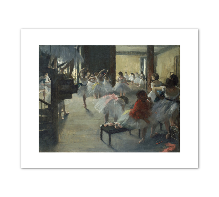 Edgar Degas, The Dance Class, c. 1873, Fine Art Prints in various sizes by Museums.Co