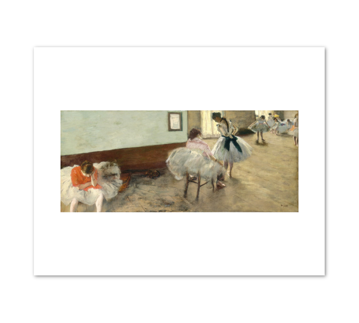 Edgar Degas, The Dance Lesson,  c. 1879, Fine Art Prints in various sizes by Museums.Co
