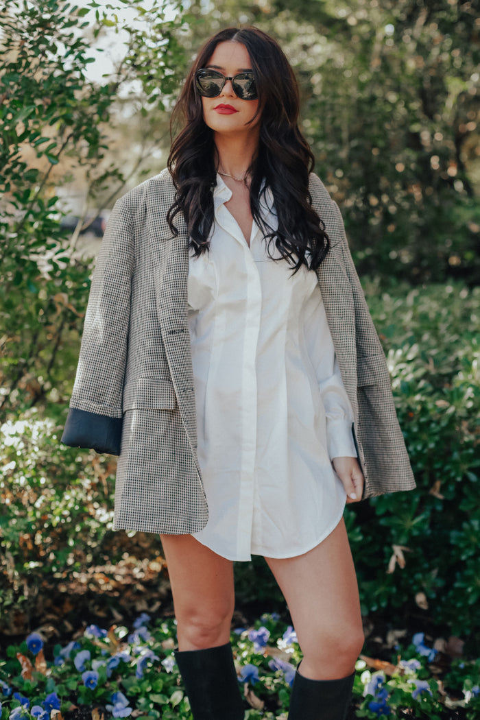 The Perfect Layering Dress (WHITE)