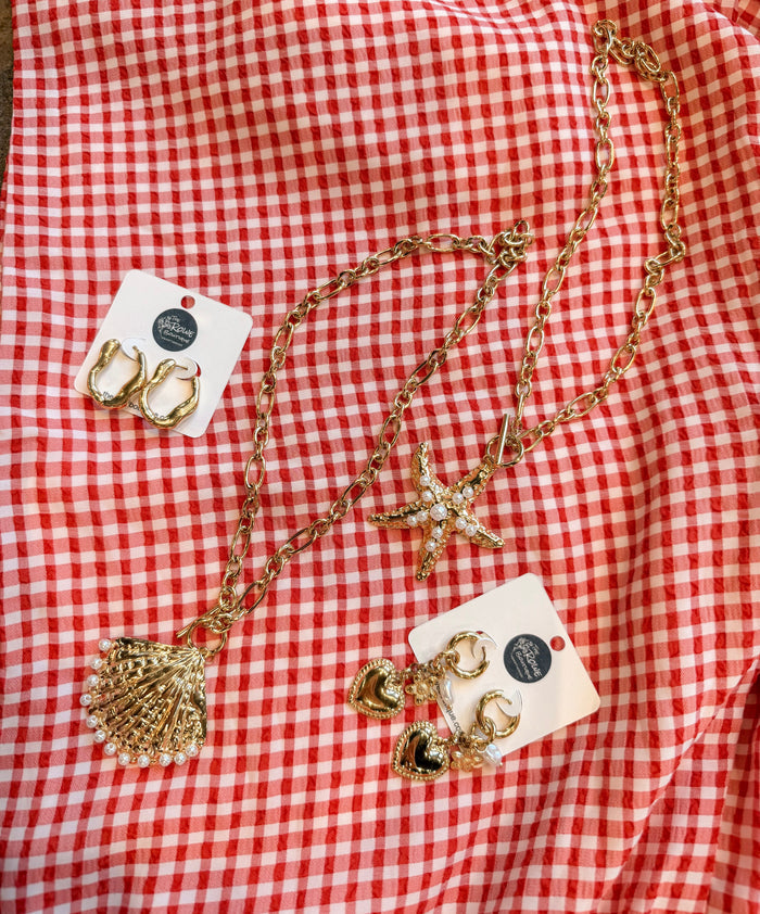 Tidal Treasure Necklace- Shell