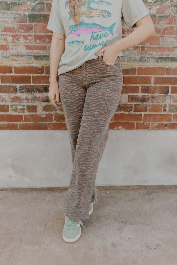 Tiger Logan Dad Jeans- Hidden