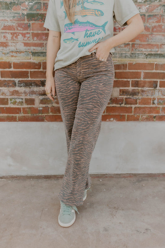 Tiger Logan Dad Jeans- Hidden