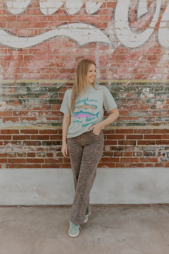 Tiger Logan Dad Jeans- Hidden