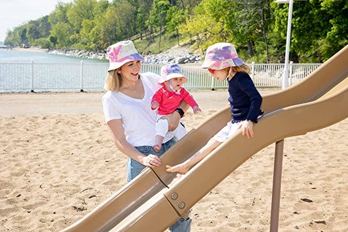 Toddler Bucket Hat - Multi Tie Dye (1-4 years)