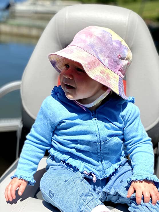 Toddler Bucket Hat - Multi Tie Dye (1-4 years)