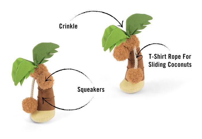 P.L.A.Y. Tropical Paradise Collection - Puppy Palm Toy features shown