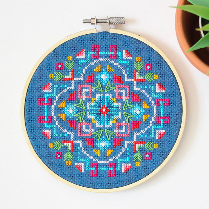 Twilight Garden Cross Stitch Kit-Stitched Modern
