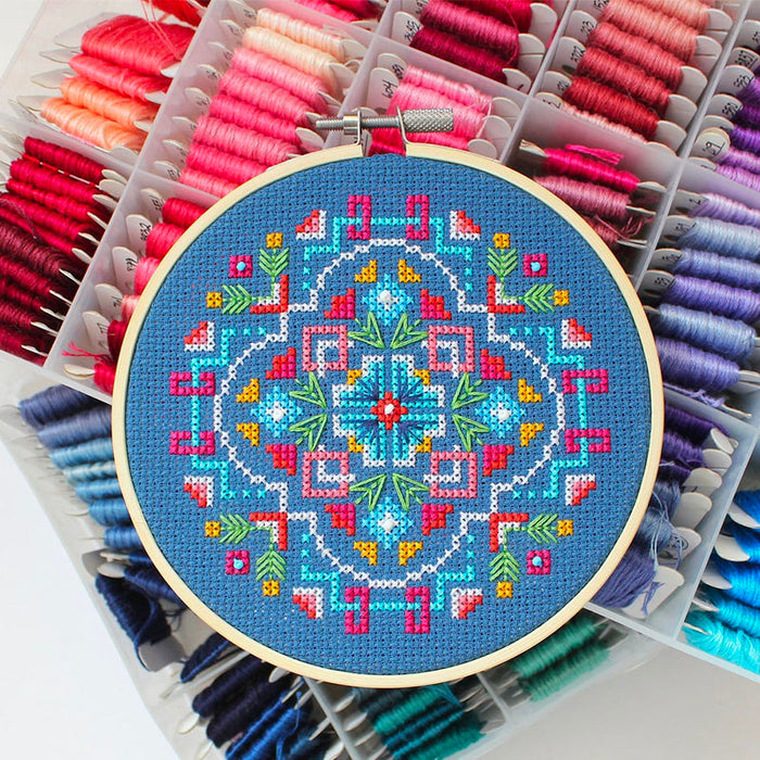 Twilight Garden Cross Stitch Kit-Stitched Modern