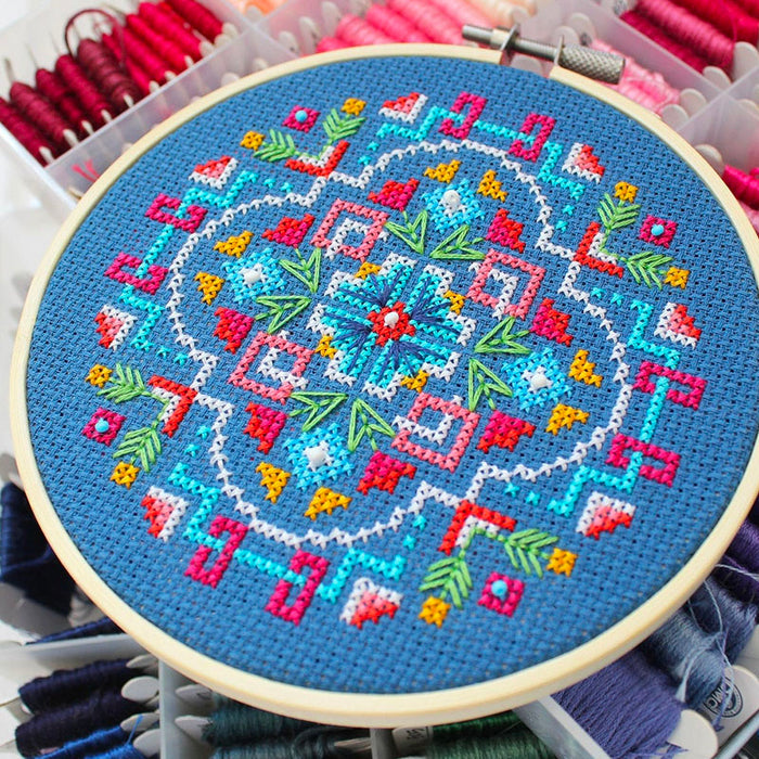 Twilight Garden Cross Stitch Kit-Stitched Modern
