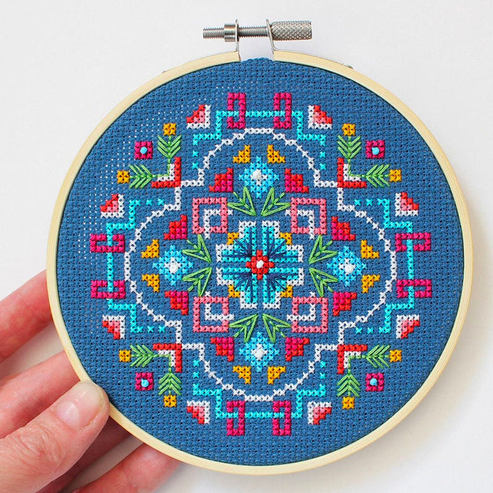 Twilight Garden Cross Stitch Kit-Stitched Modern